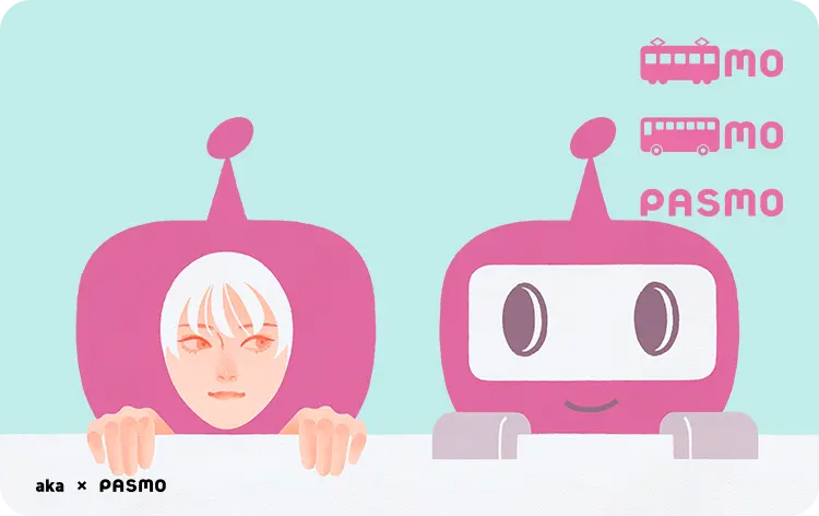 赤 × PASMOのロボット